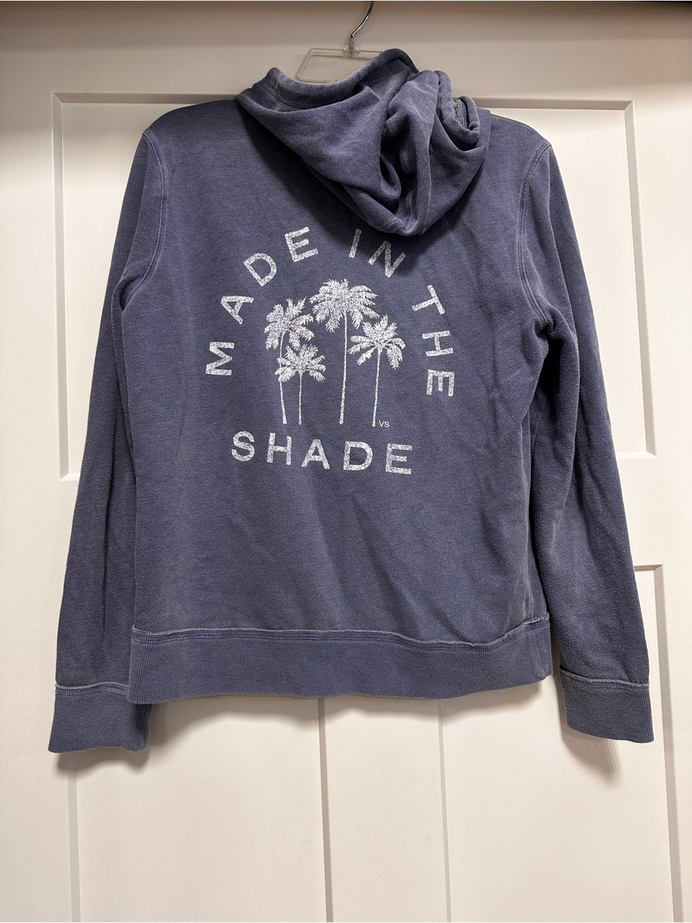 Victoria’s Secret 2015 Made in the Shade Palm Tree Zip Hoodie Blue Size M